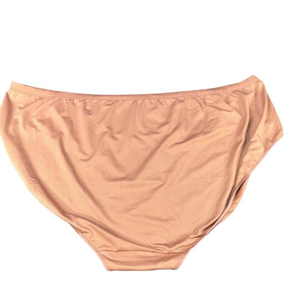 Hanes Womens Size 14 Panty Brief Just My Size Micromesh Beige New Without Tags - Picture 2 of 6